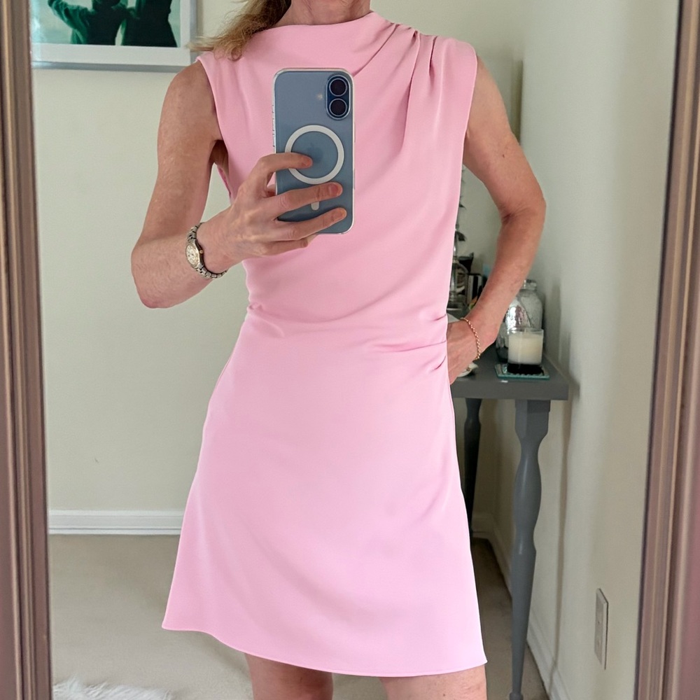 NEW Zara Light Pink Sleeveless Mini Dress